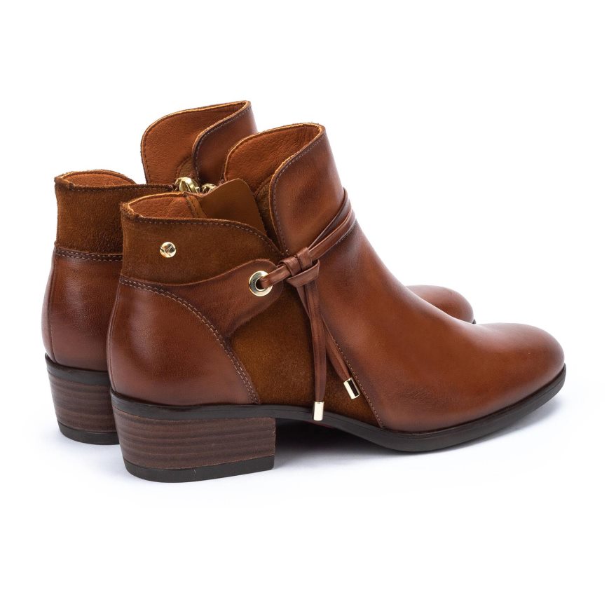 Women's Pikolinos DAROCA Ankle Boots Brown | NZ RA72159